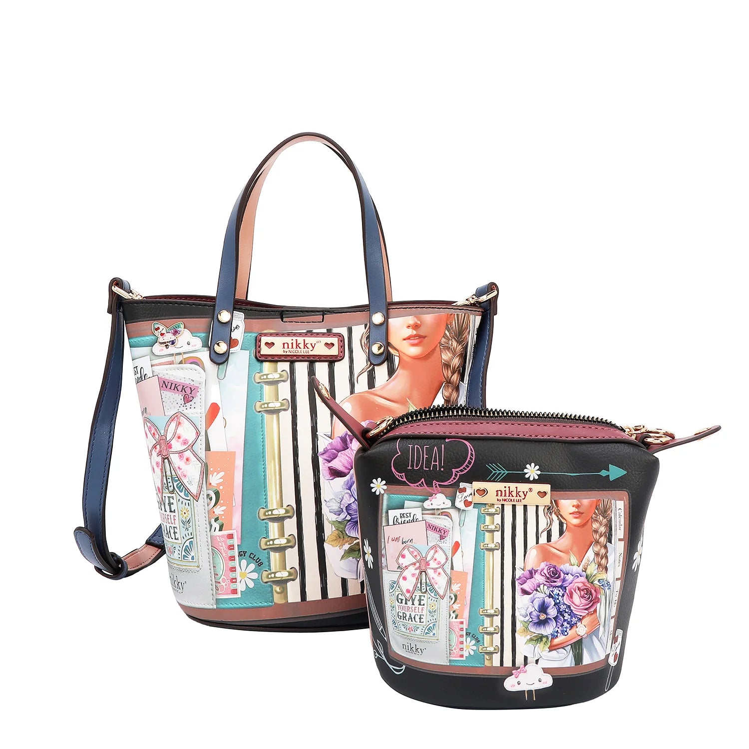 NK 2PC Small Bucket Bag