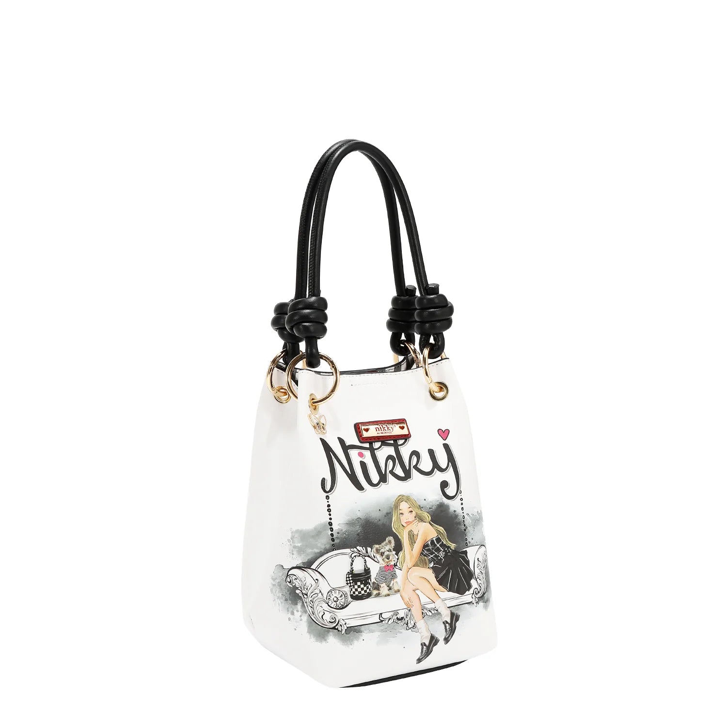 2PC Bucket Shoulder Bag