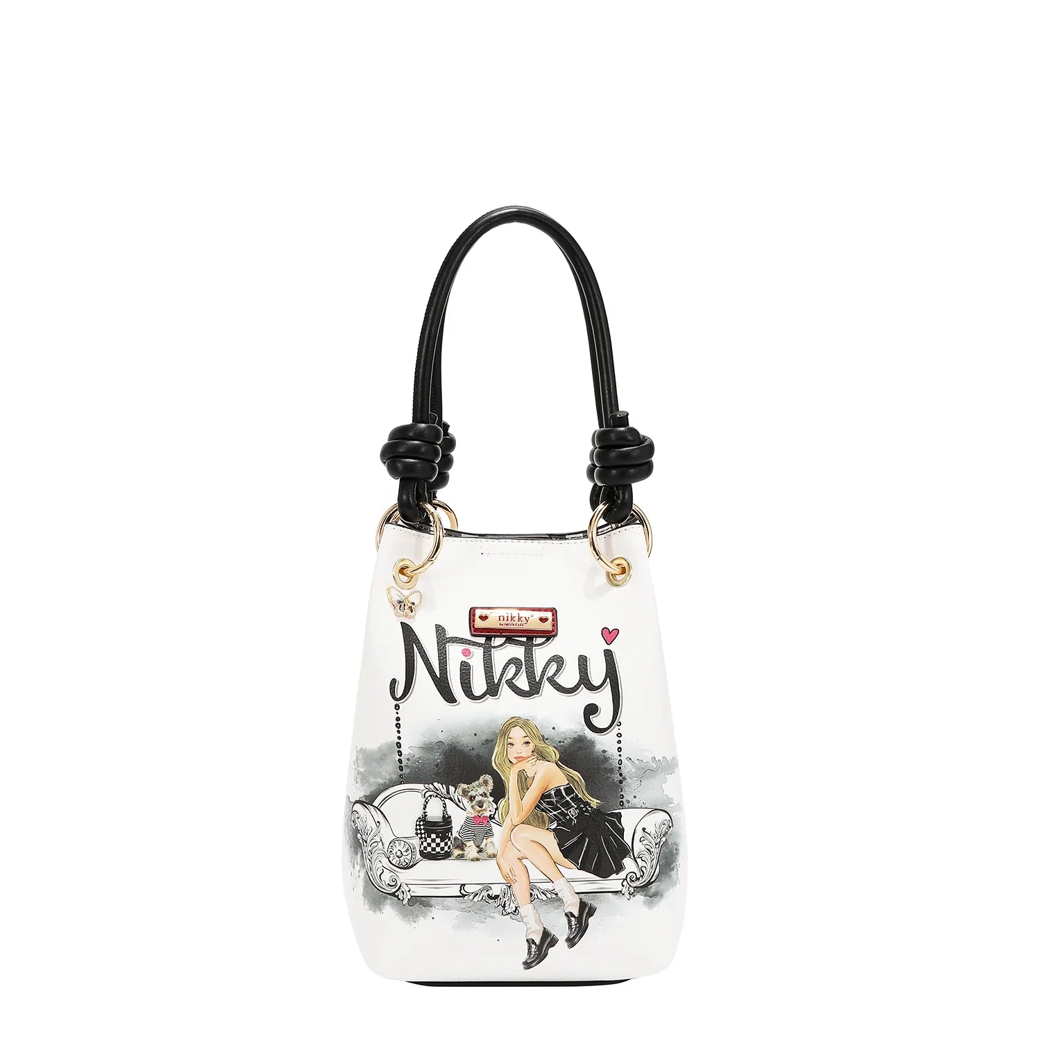 2PC Bucket Shoulder Bag