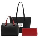 3PC Shopper, Crossbody and Wallet
