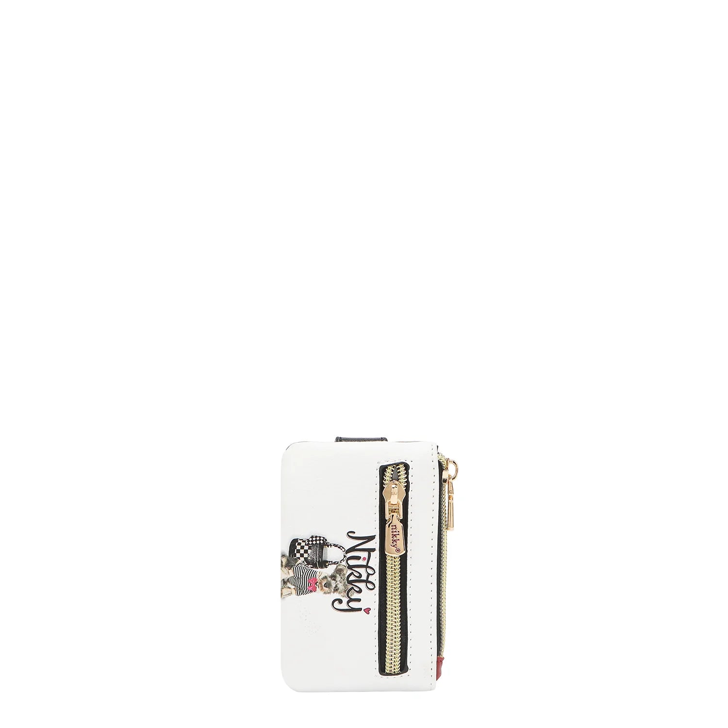 Mini Zip & Snap Button Card Holder
