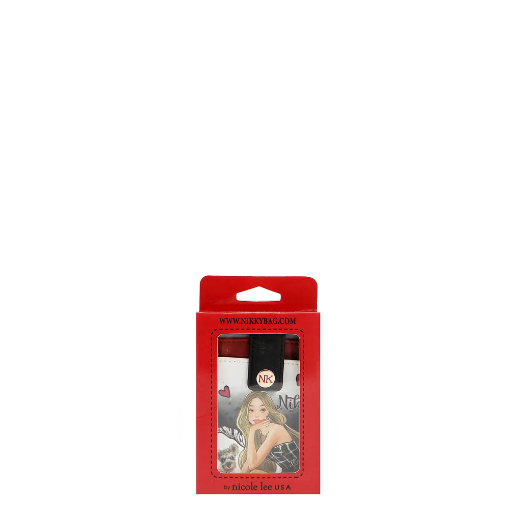 Mini Zip & Snap Button Card Holder