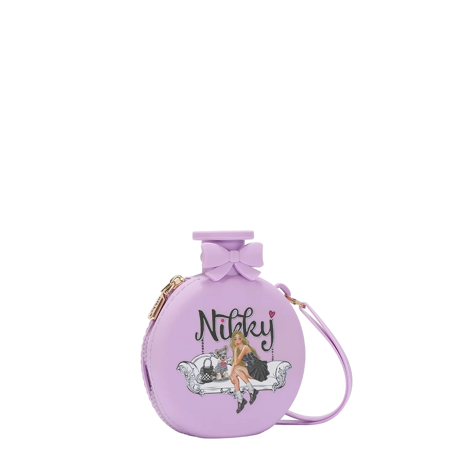 Round Mini Wristlet Coin Purse