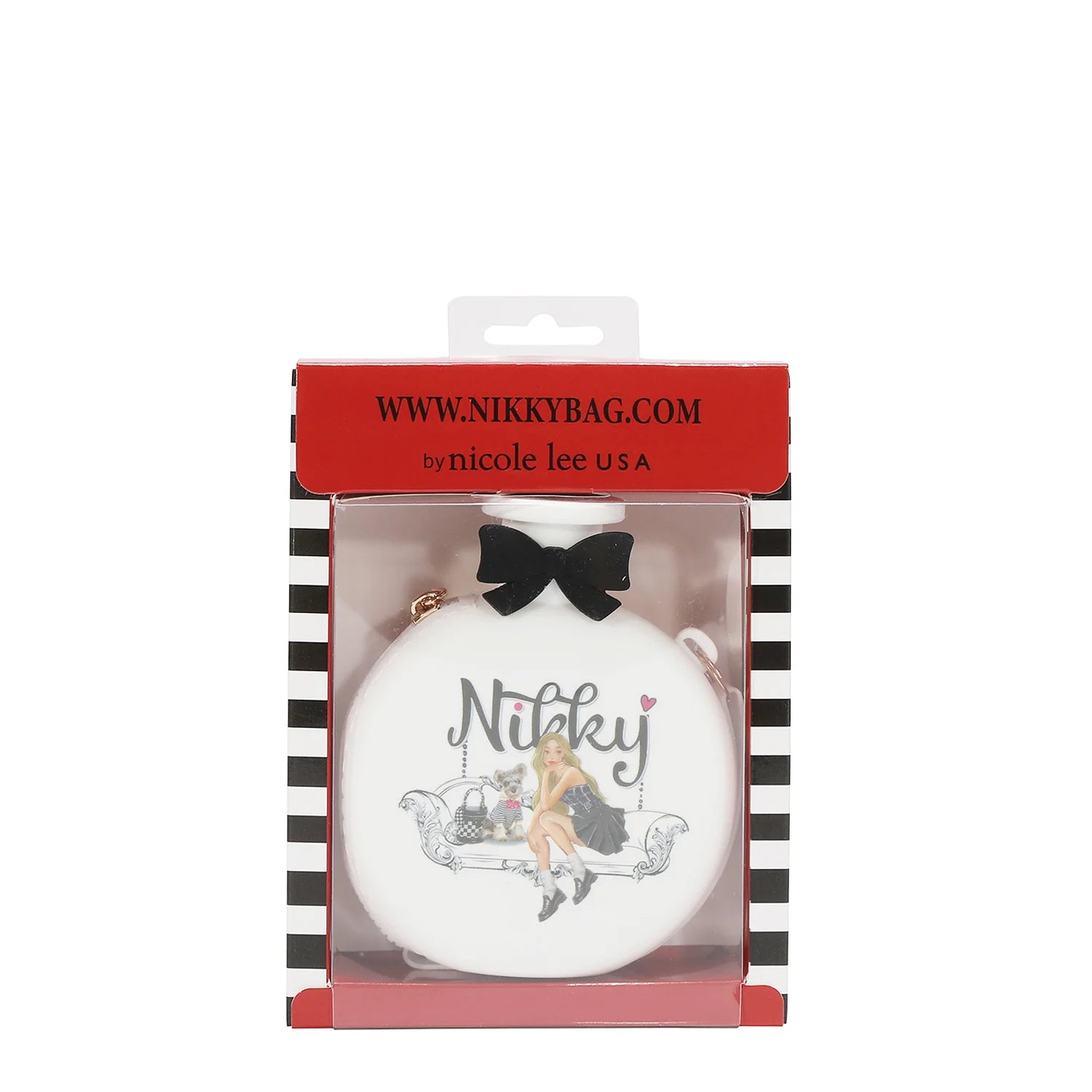 Round Mini Wristlet Coin Purse