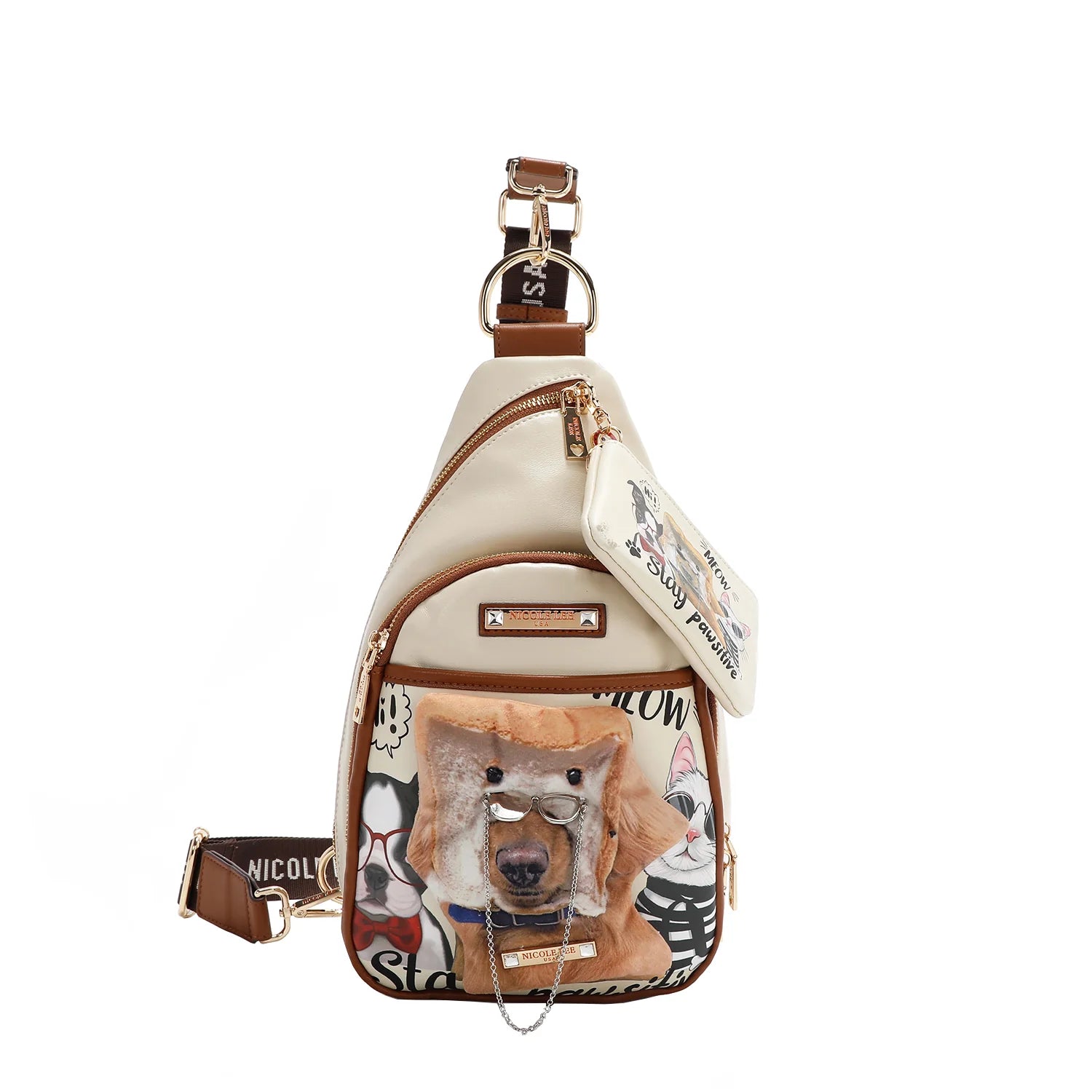 Sling Bag with Keychain