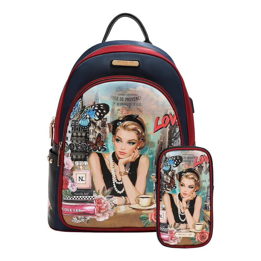 Laptop Backpack with USB Charging Port