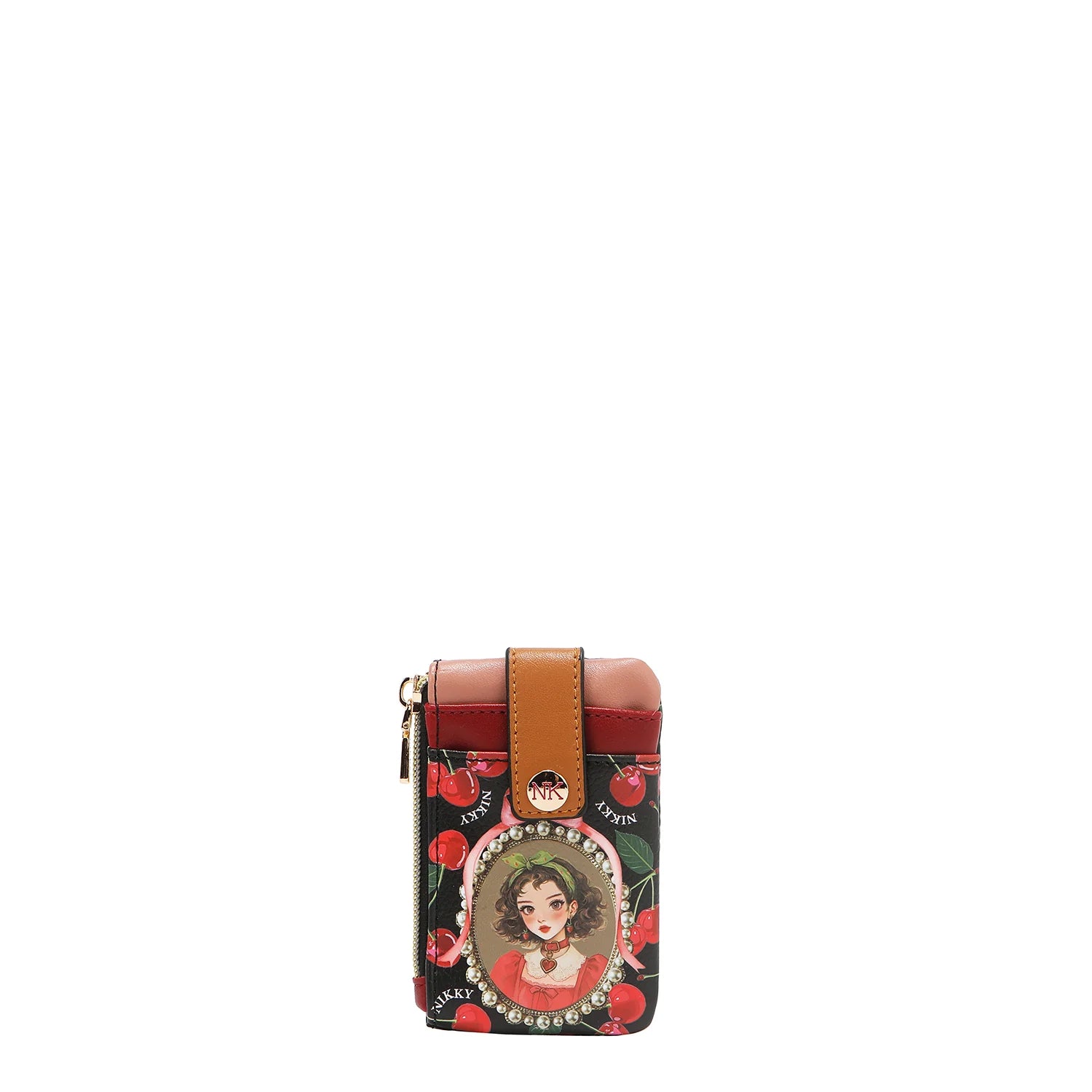 Mini Zip & Snap Button Card Holder