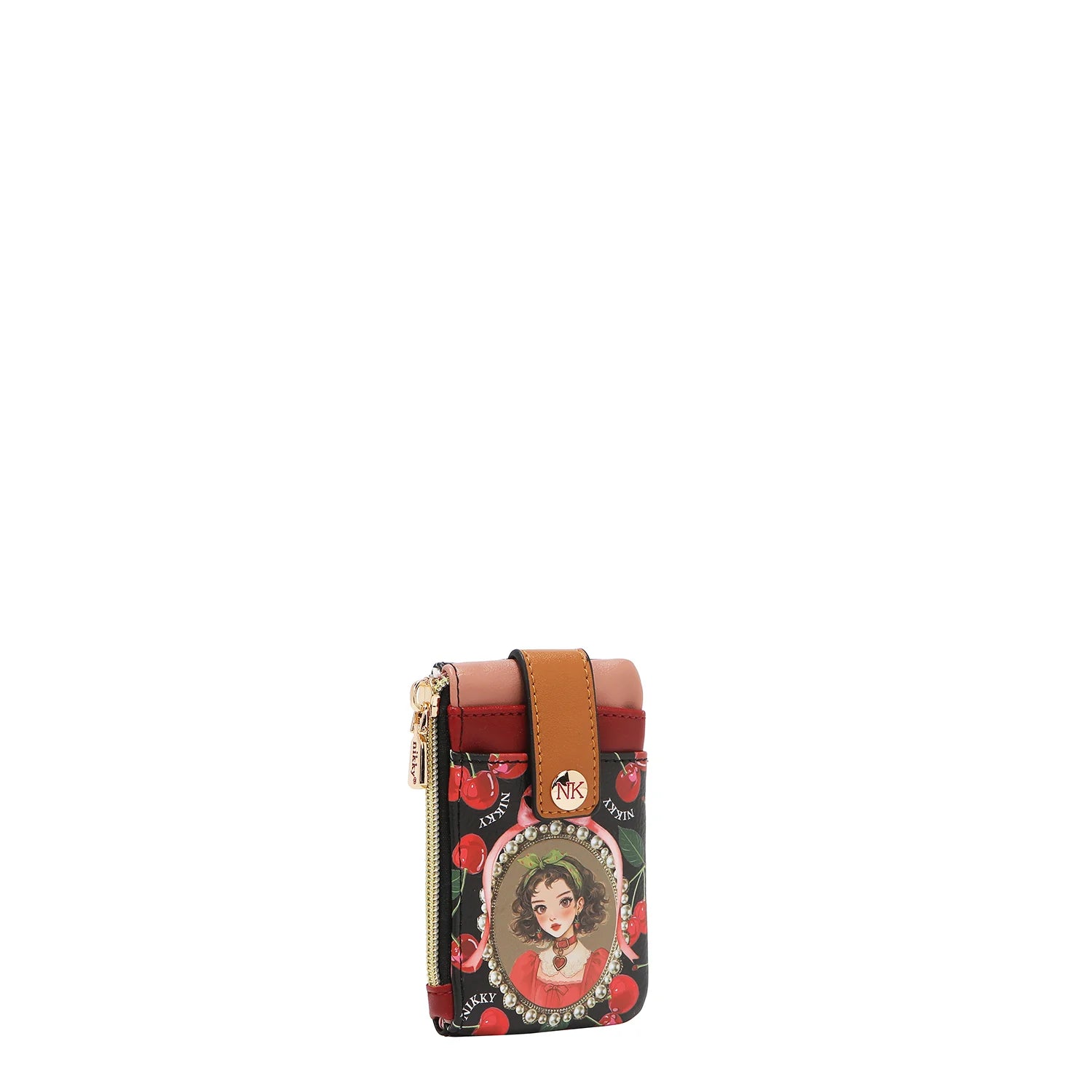 Mini Zip & Snap Button Card Holder