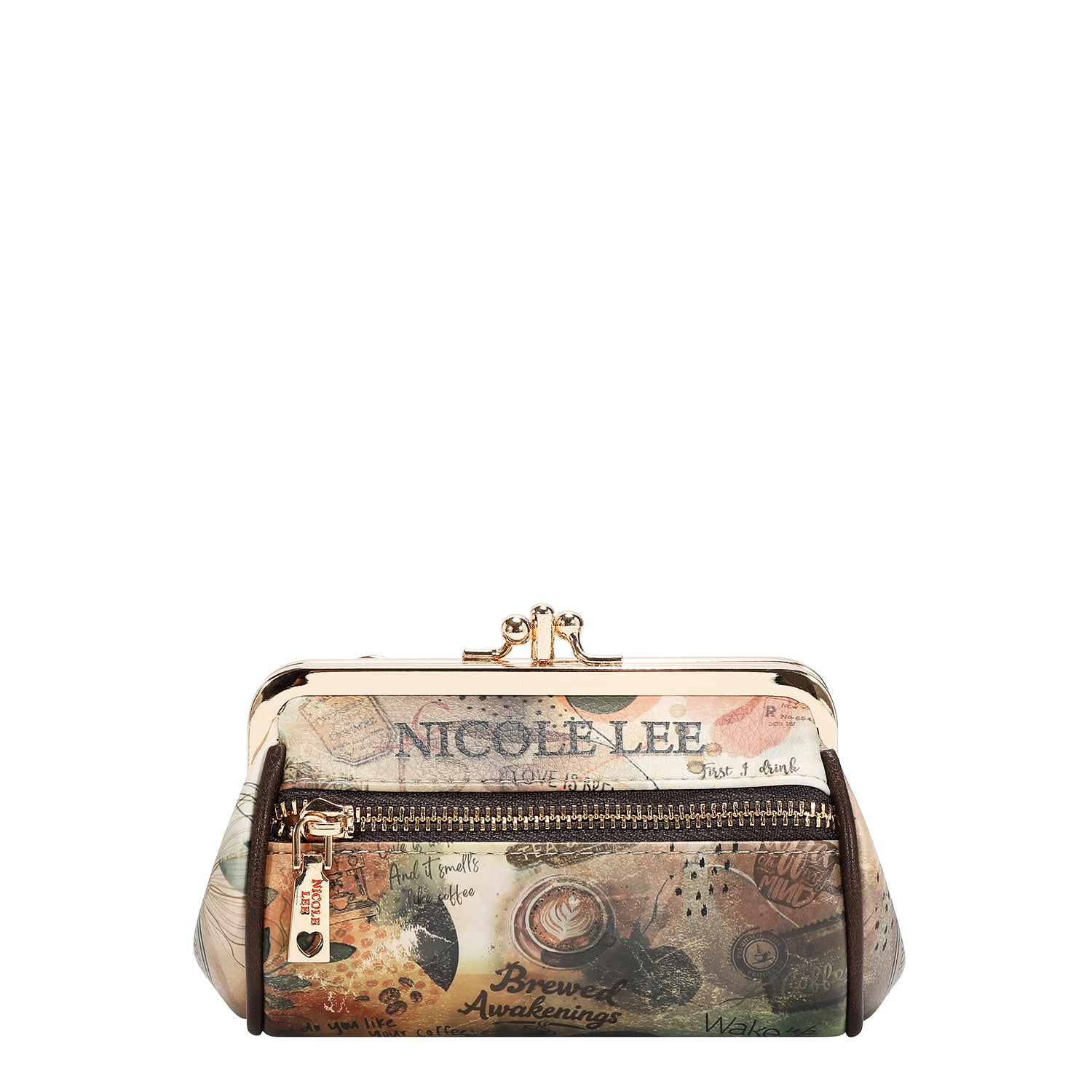 Mini Kiss Lock Coin Purse Wristlet