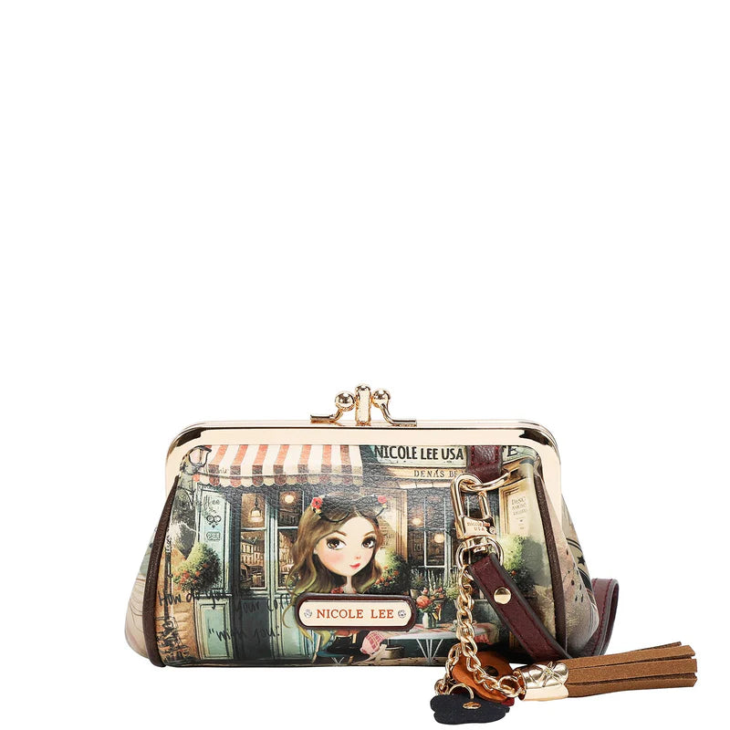 Mini Kiss Lock Coin Purse Wristlet