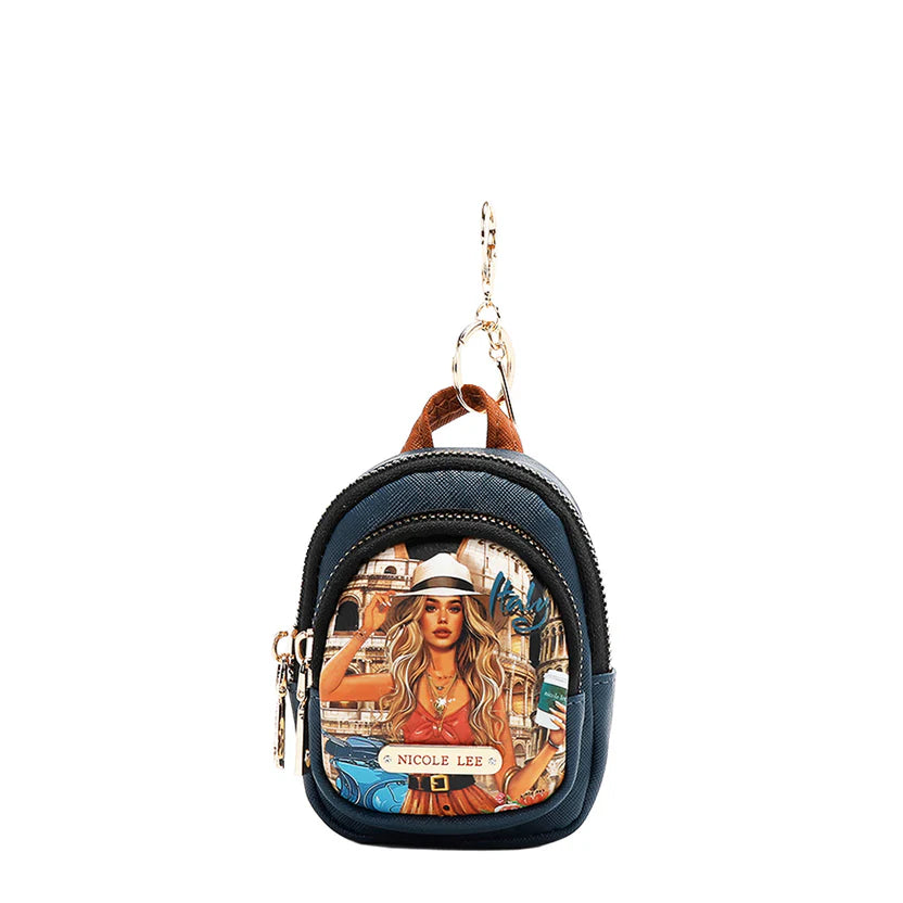 Denim Backpack Coin Purse