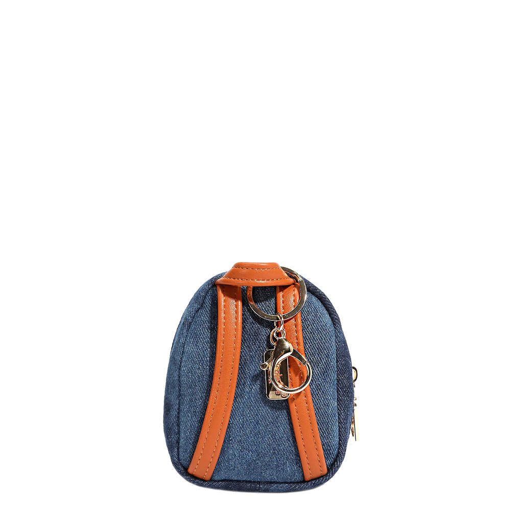 Denim Backpack Coin Purse