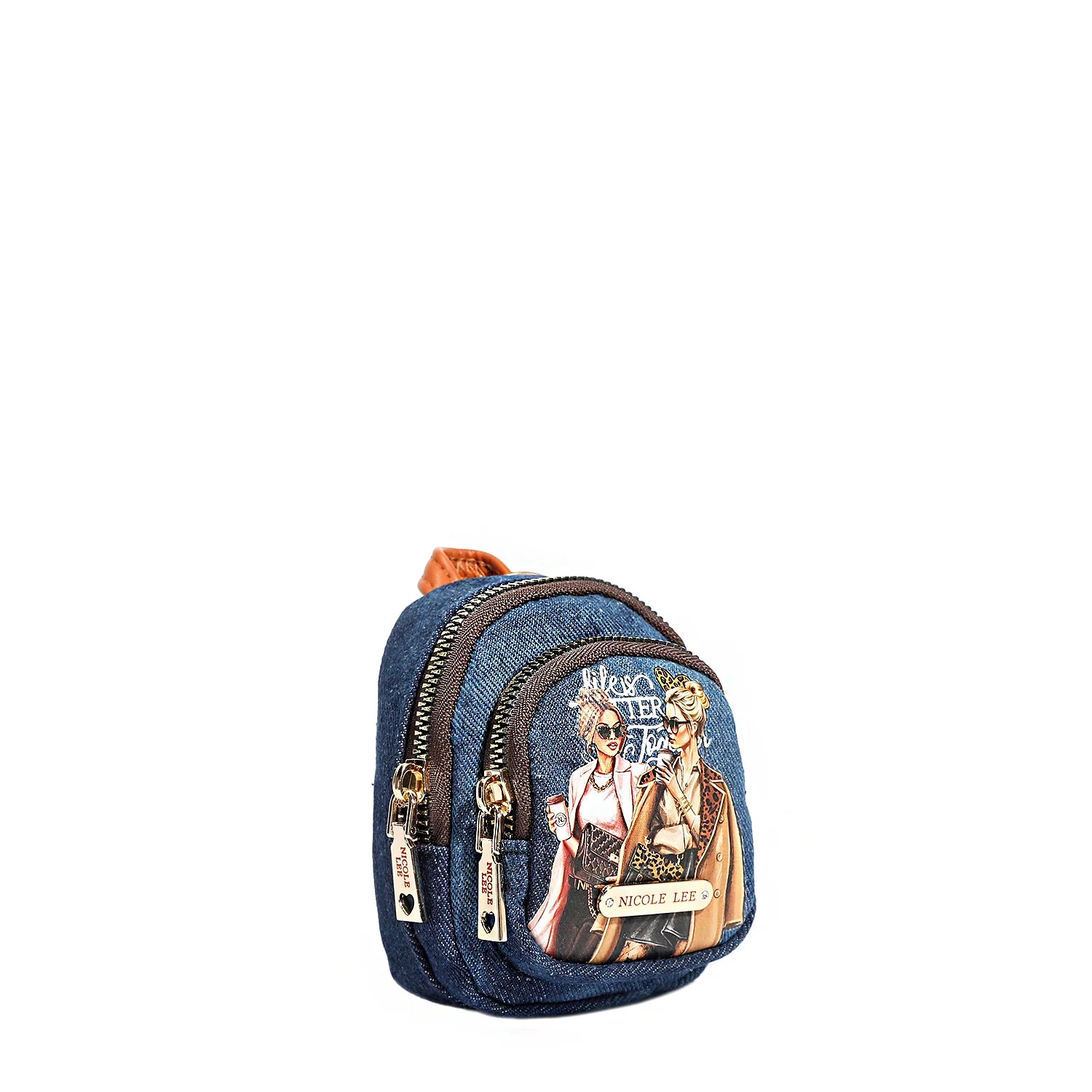 Denim Backpack Coin Purse