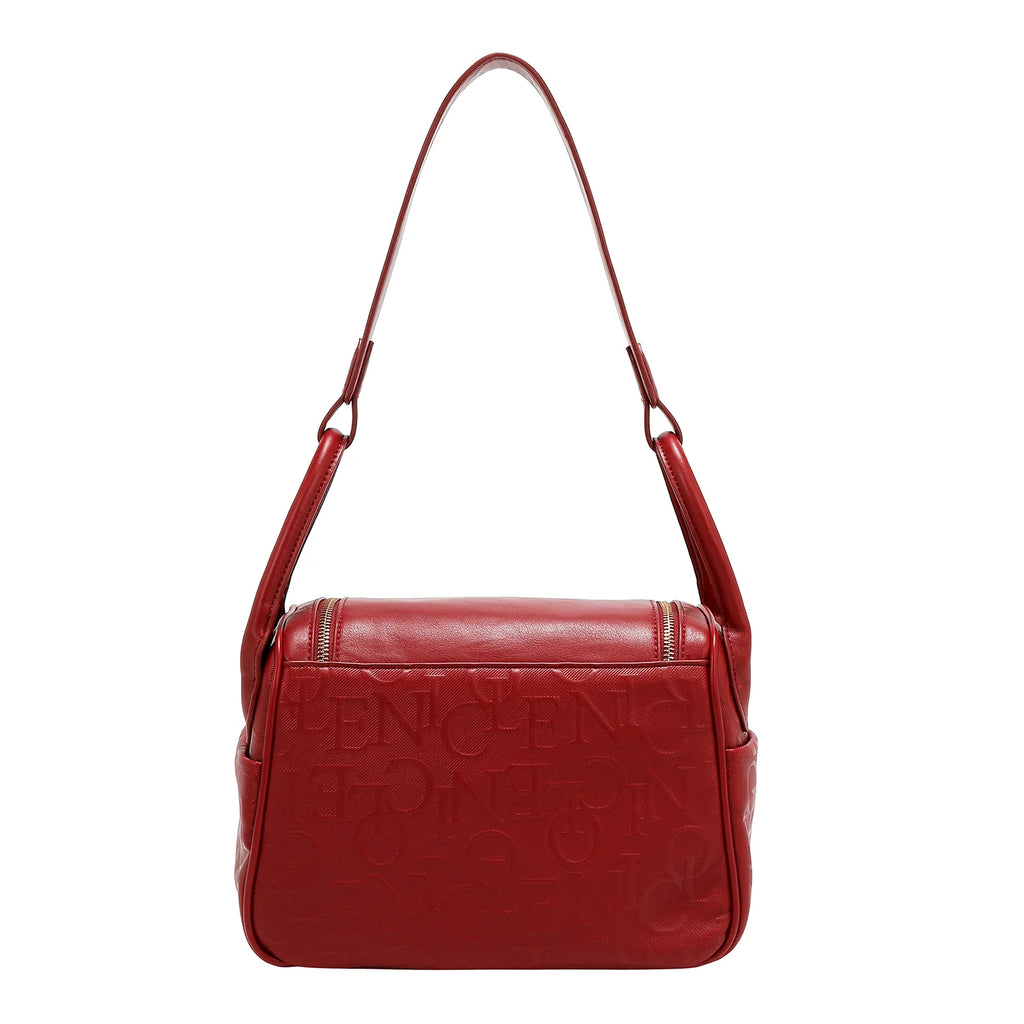Embossed Elegant Shoulder Bag