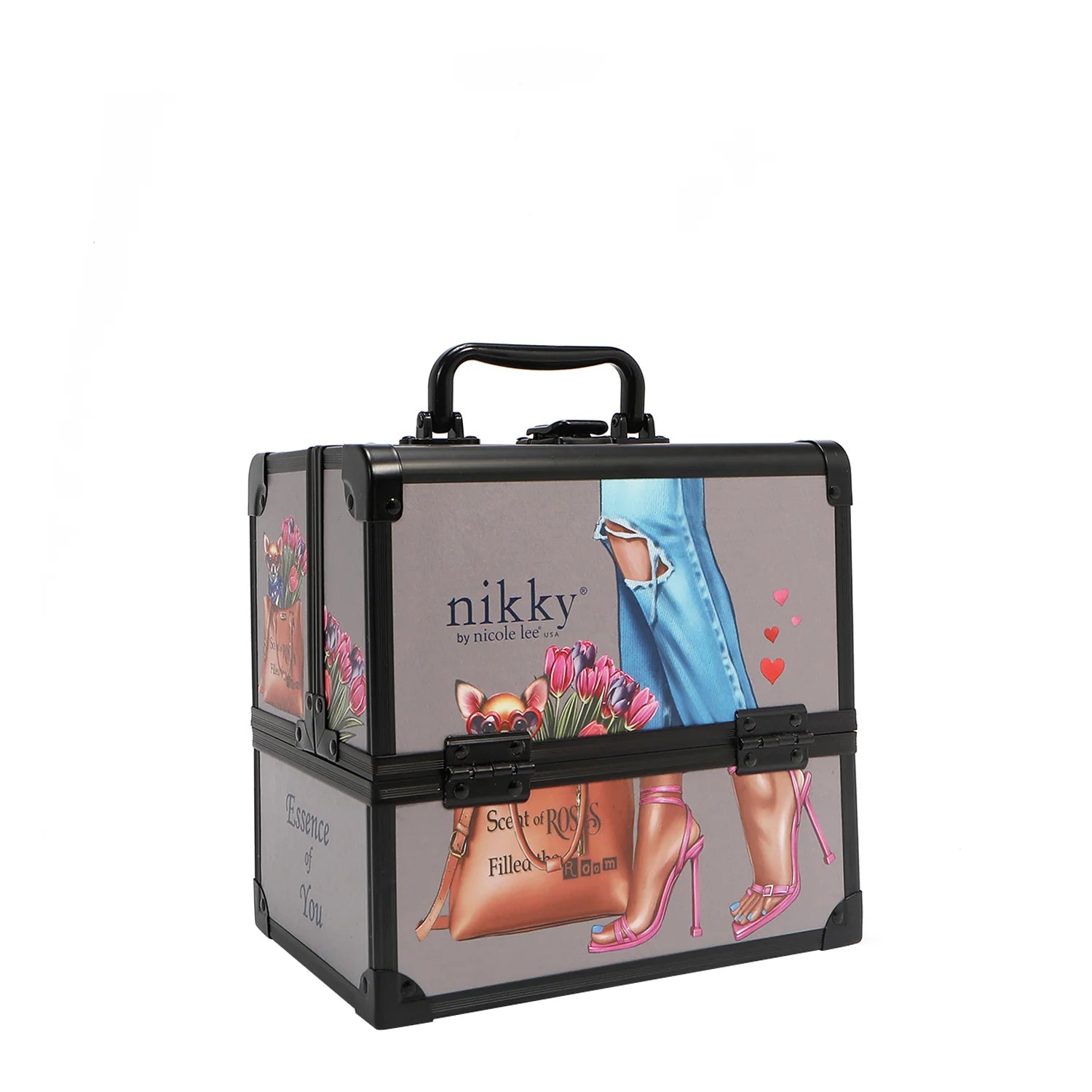 Multi-Tier Cosmetic Organizer Case