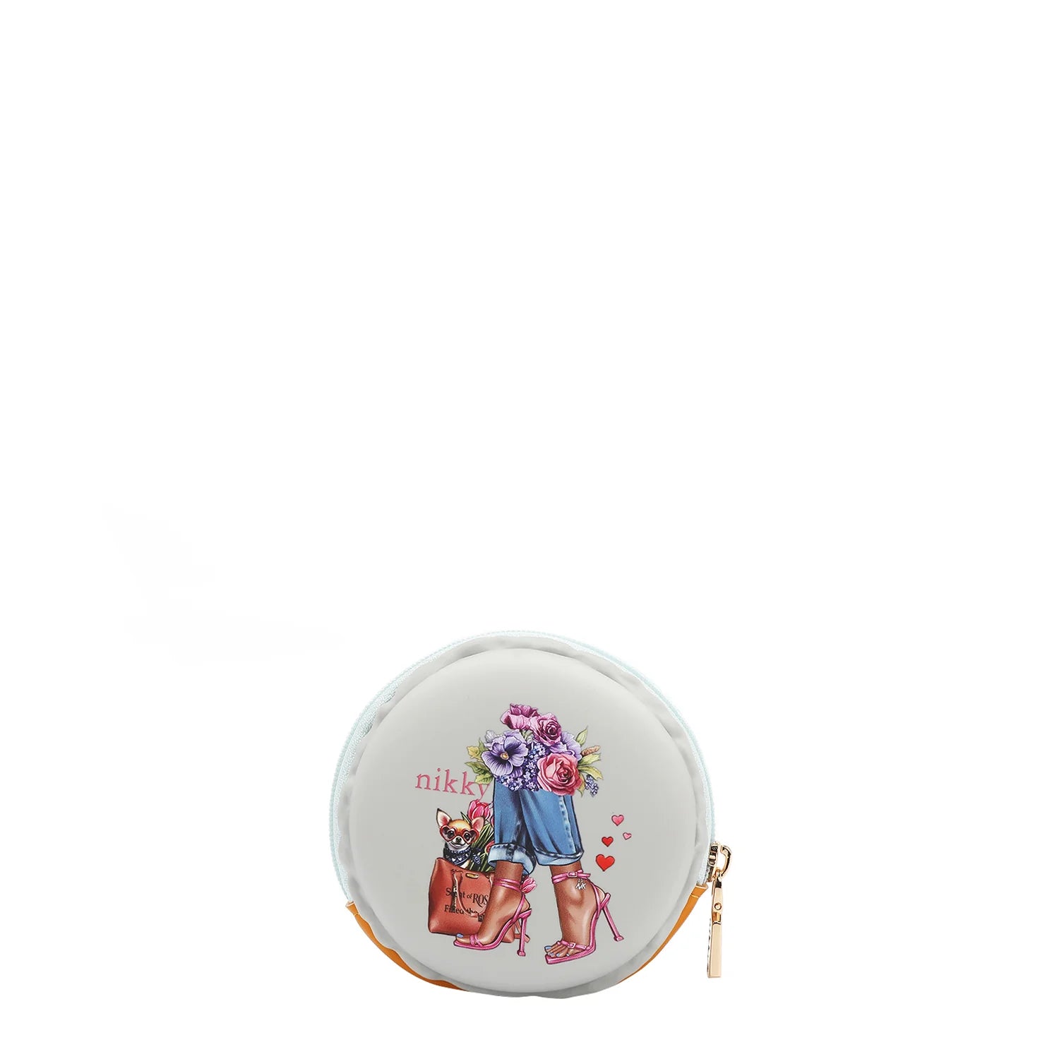 Silicone Round Zip Pouch