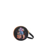 Silicone Round Zip Pouch with Wristlet