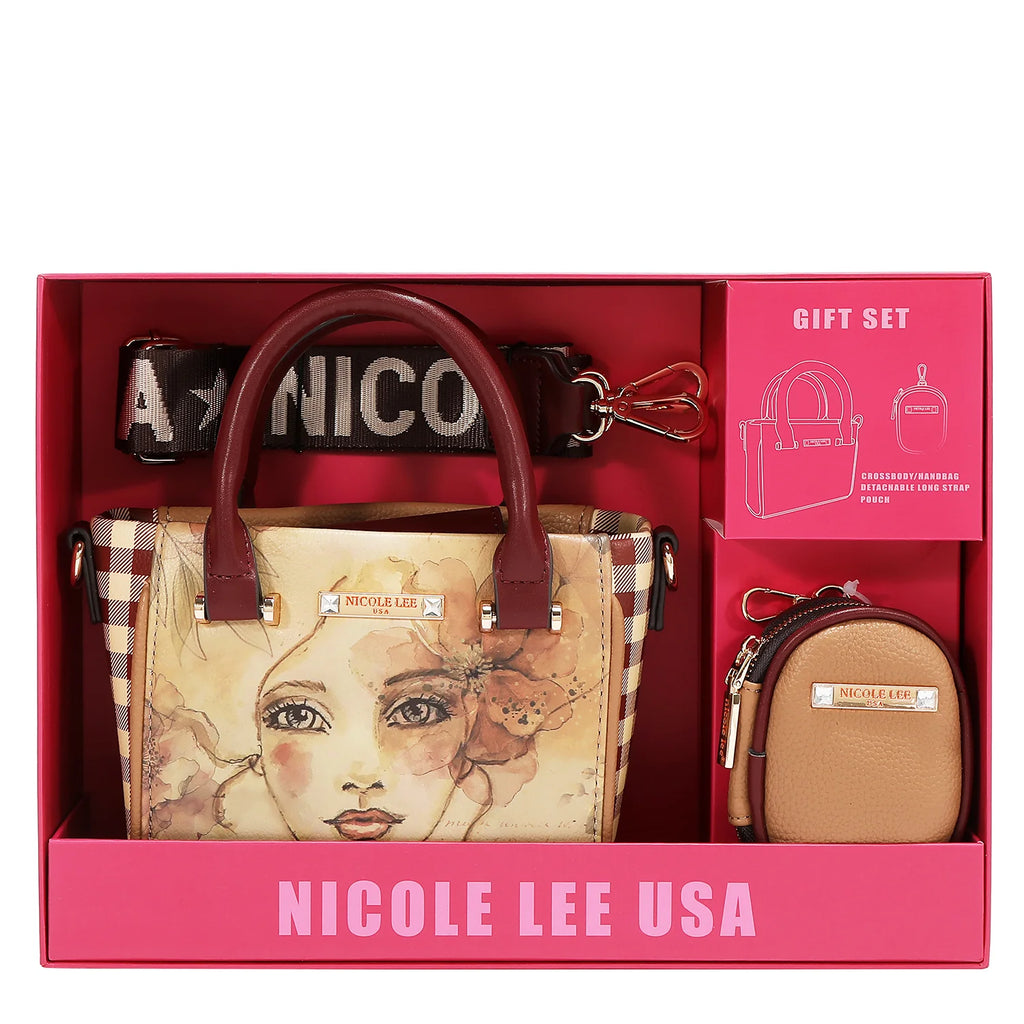 2PC Set Mini Crossbody and Pouch