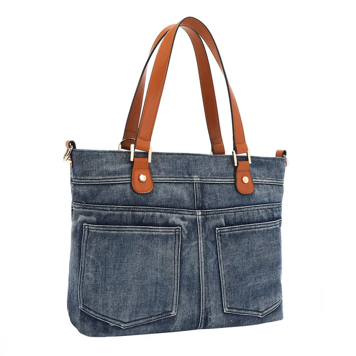 Denim Shopper Bag - SFM