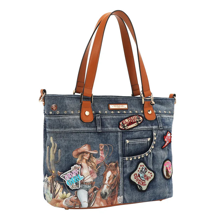Denim Shopper Bag - SFM