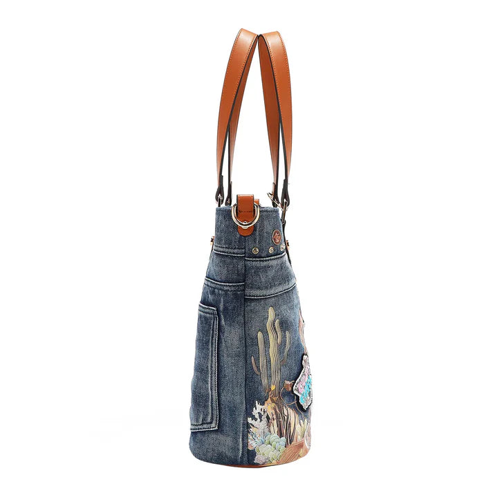 Denim Shopper Bag - SFM