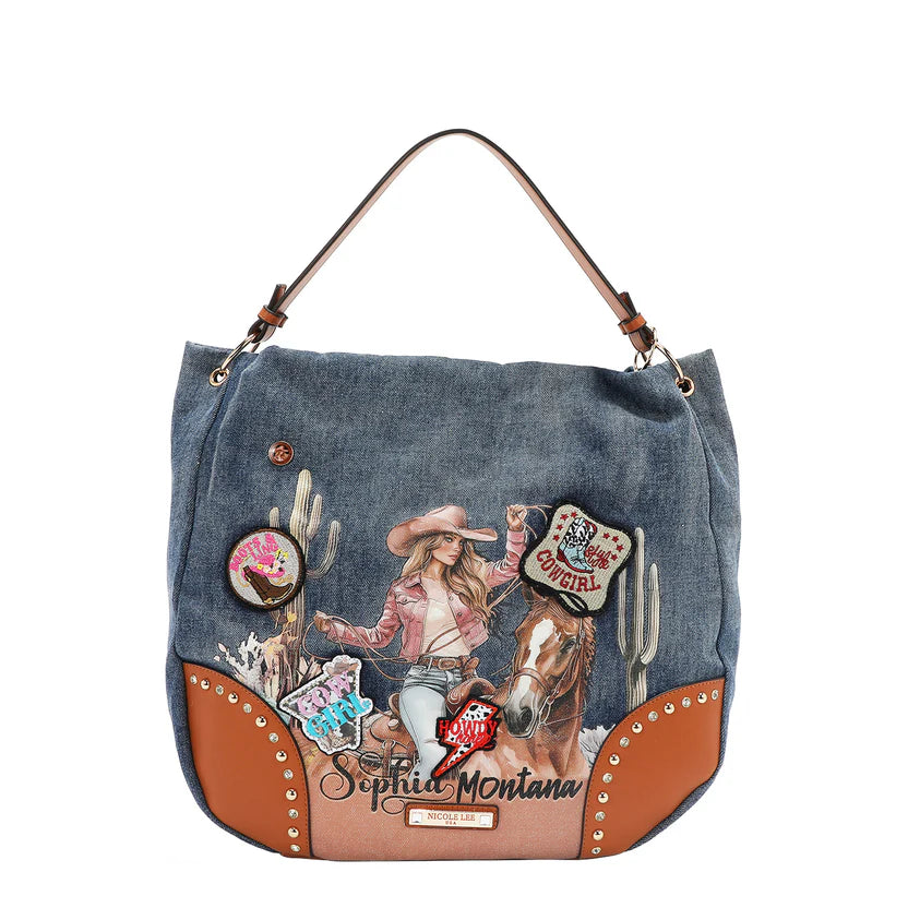 Denim Hobo Bag - SFM