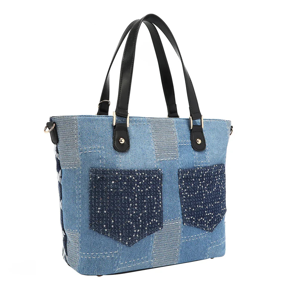 Denim Shopping Bag - BDA
