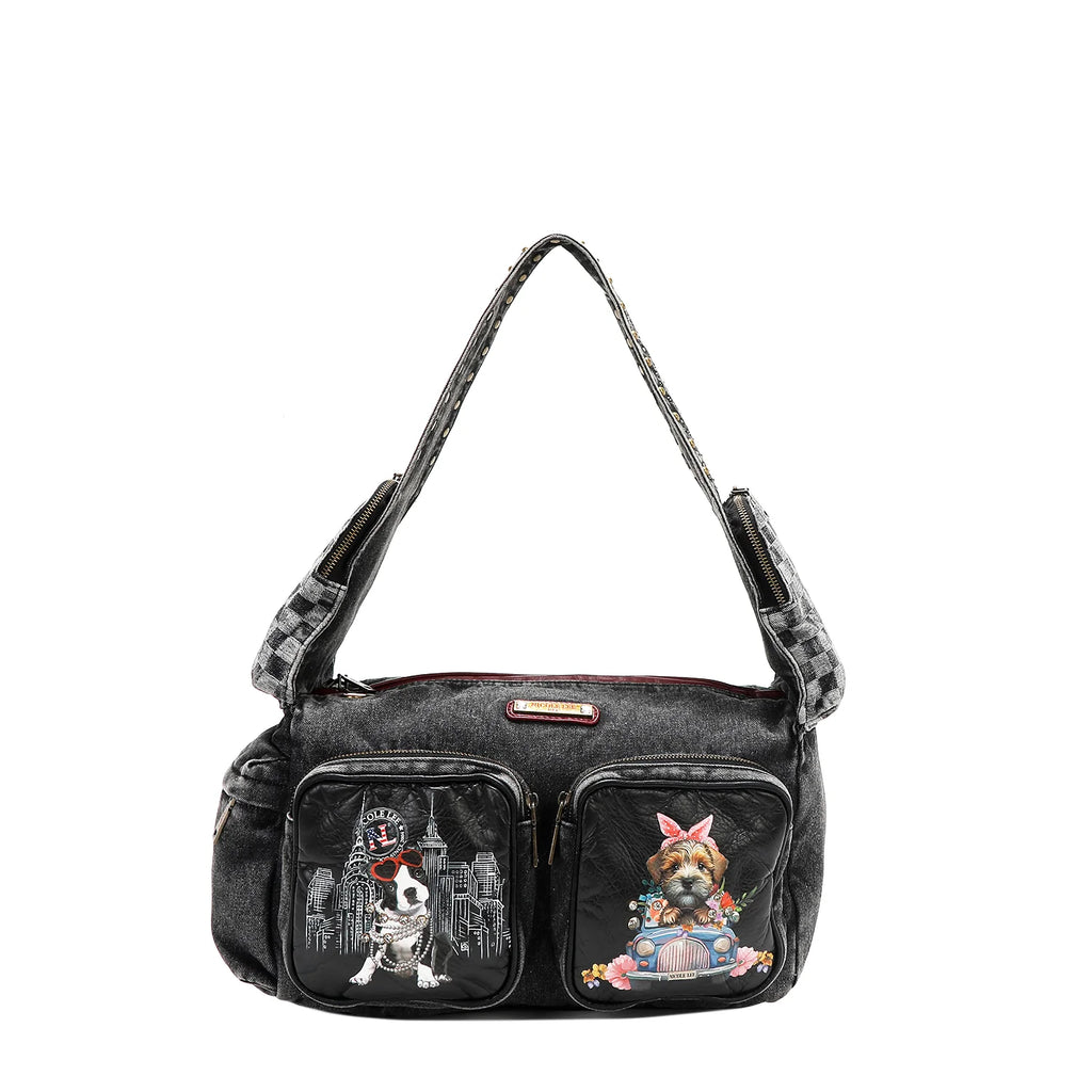 Denim Shoulder Bag