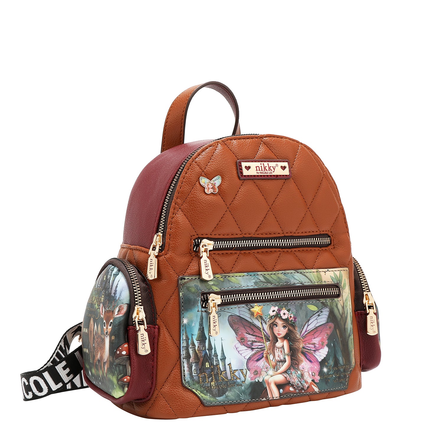 Checkered Mini Backpack