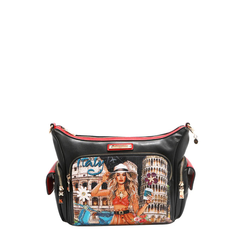 Multi Pocket Shoulder Bag