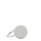 Silicone Round Zip Pouch with Wristlet
