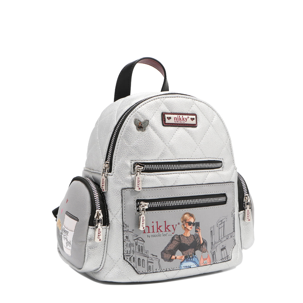 Checkered Mini Backpack