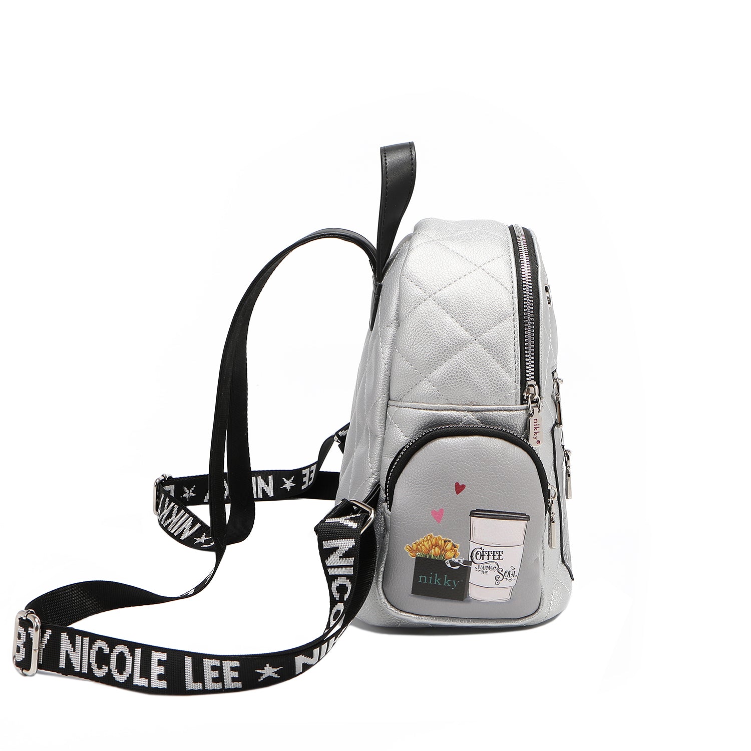Checkered Mini Backpack