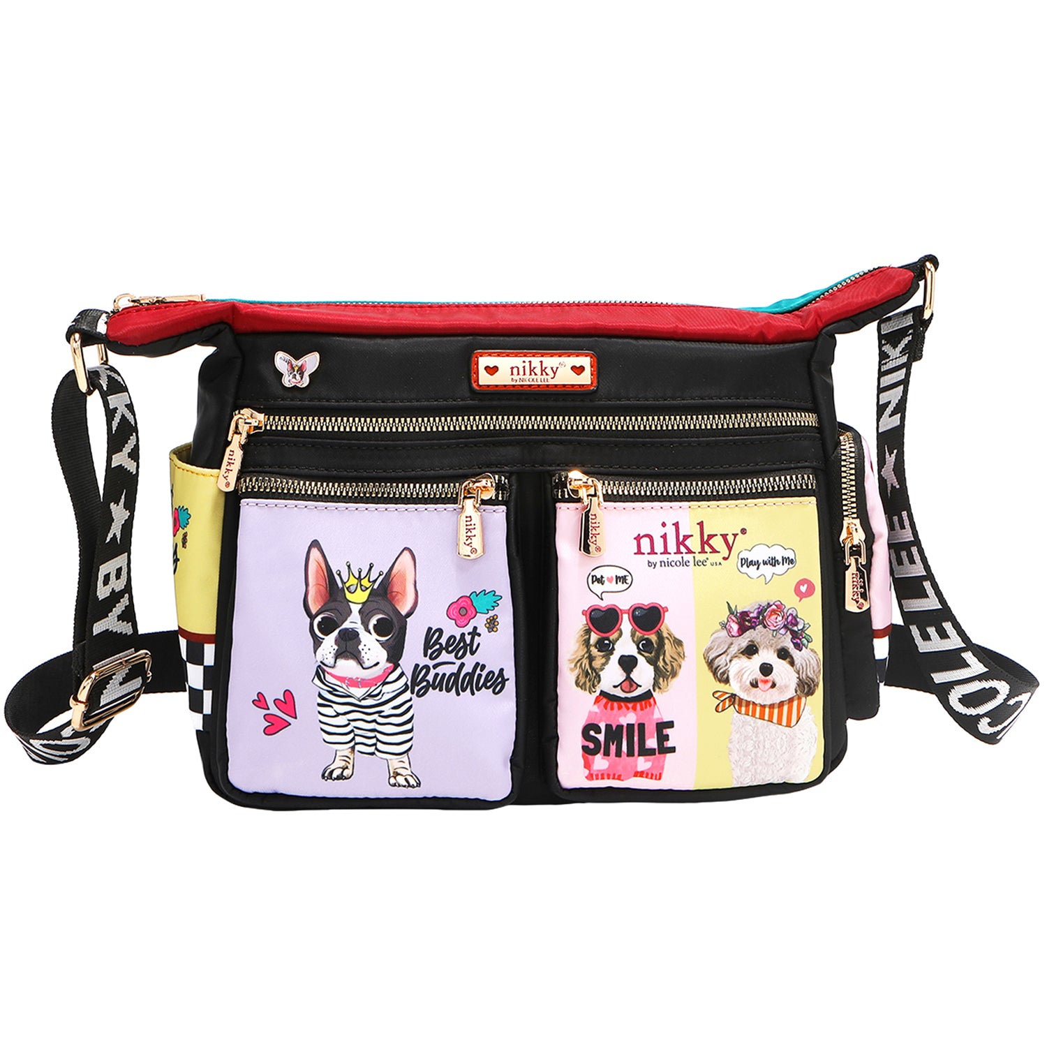 Multi Pocket Small Crossbody Shoulder Bag