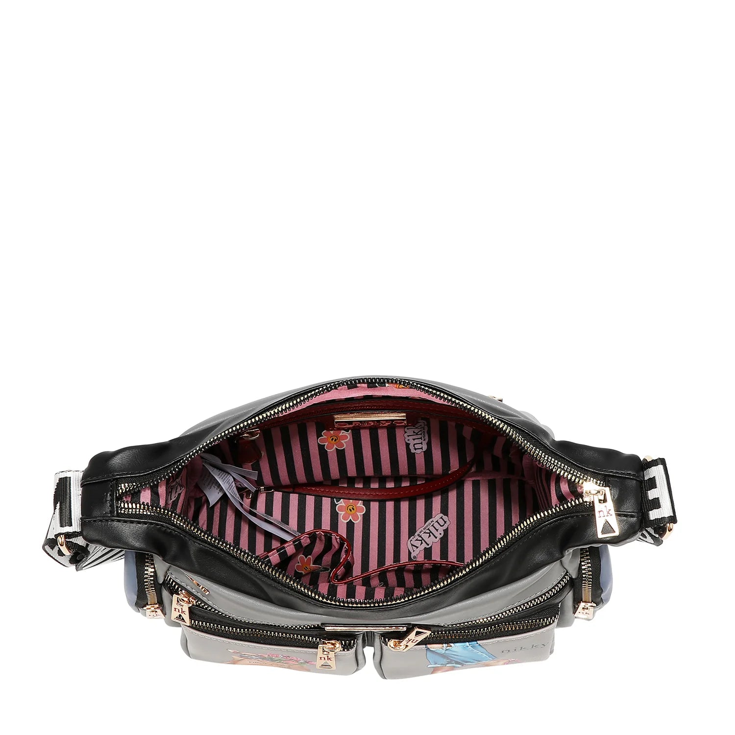 Multi Pocket Small Crossbody Shoulder Bag