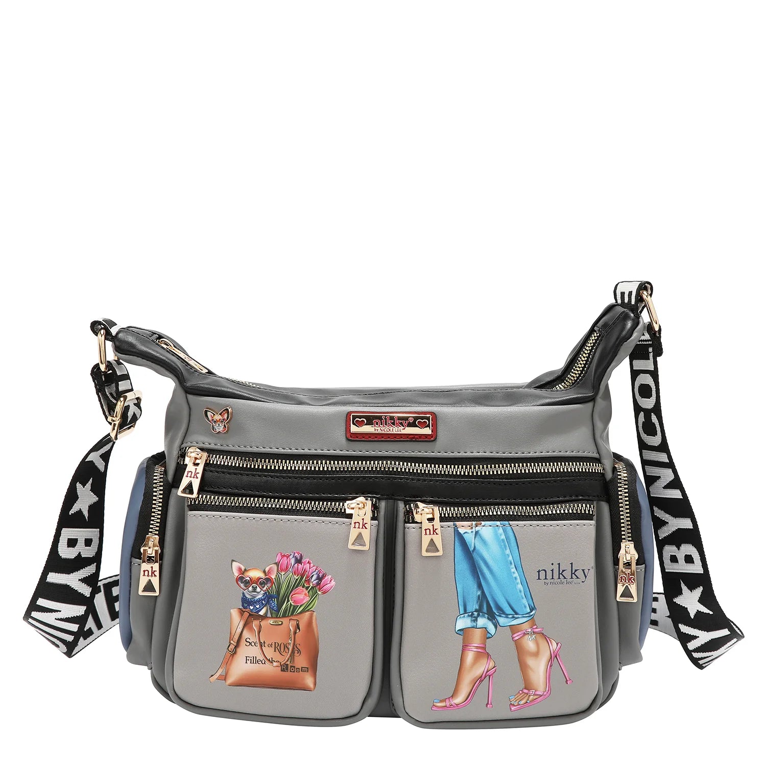 Multi Pocket Small Crossbody Shoulder Bag
