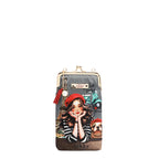 Kisslock Phone and Sunglasses Purse