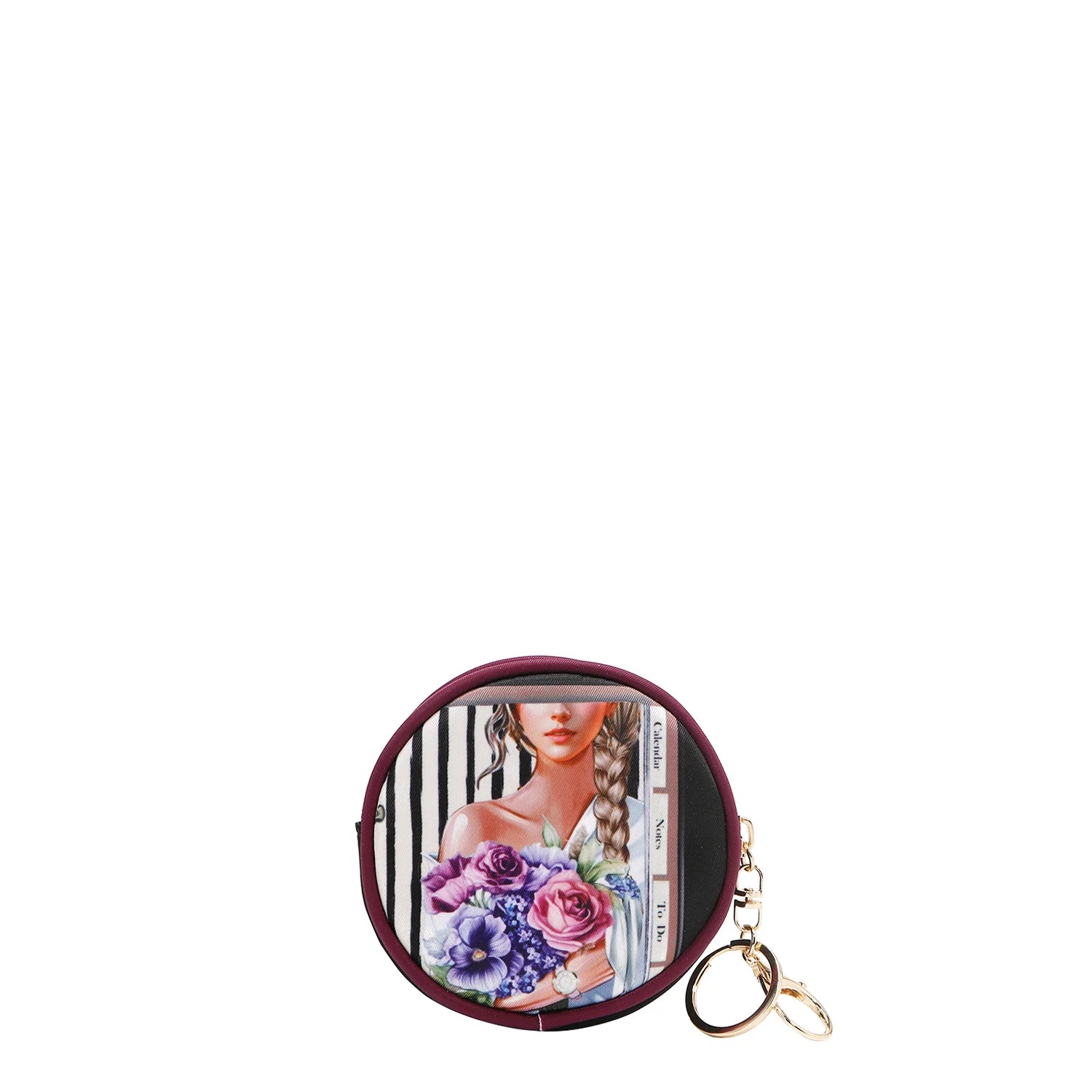 Round Coin Purse Keychain