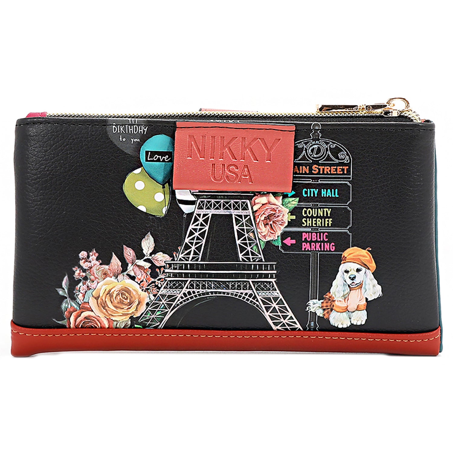 Bi-Fold Zipper Wallet