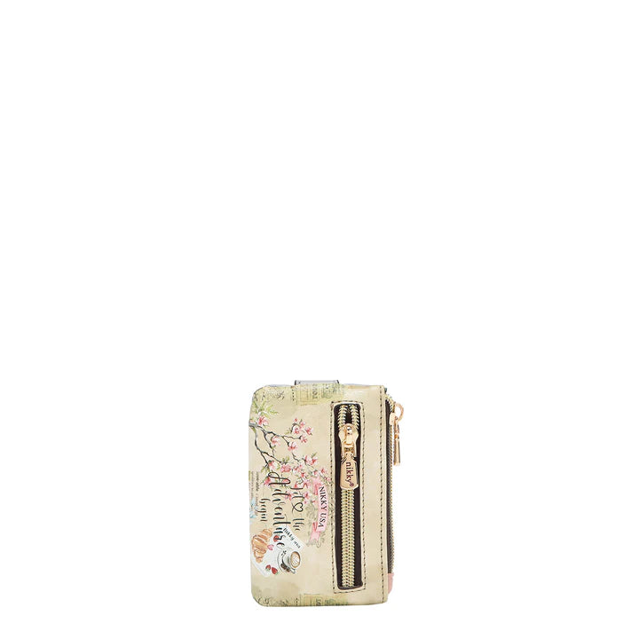 Mini Zip & Snap Button Card Holder