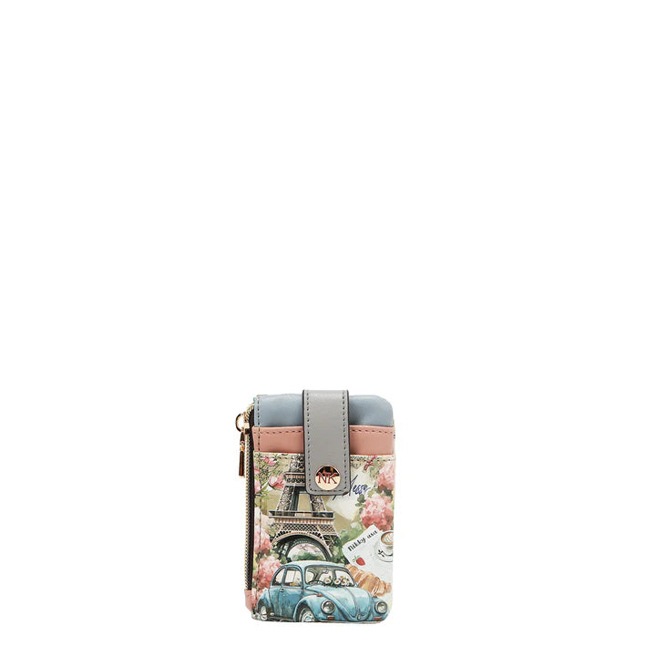 Mini Zip & Snap Button Card Holder