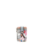 Mini Zip & Snap Button Card Holder