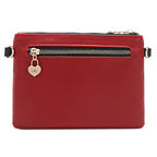 Zip & Snap Button Pouch Crossbody