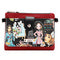 Zip & Snap Button Pouch Crossbody