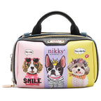 MIni Boston Double Zip Crossbody Bag