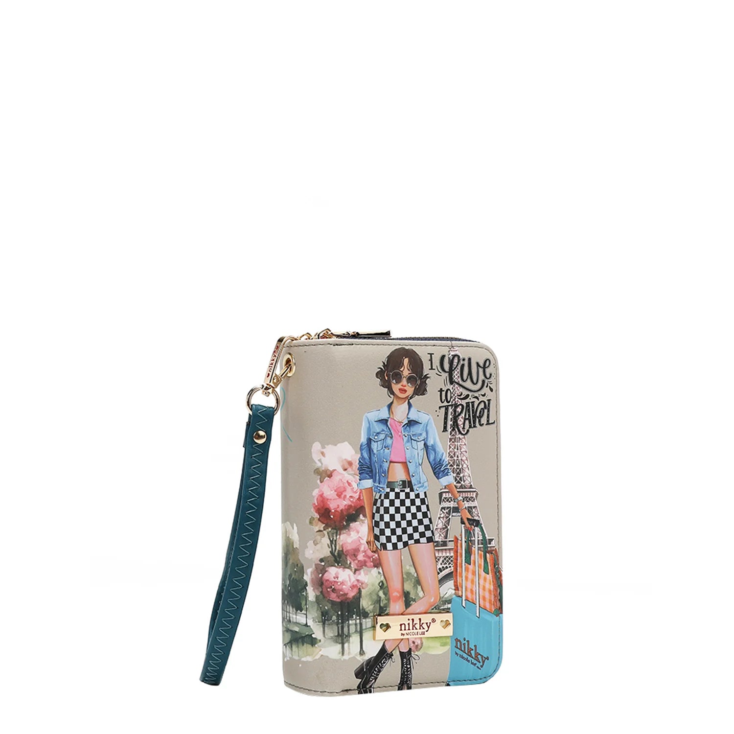 Medium Double Zipper Wallet