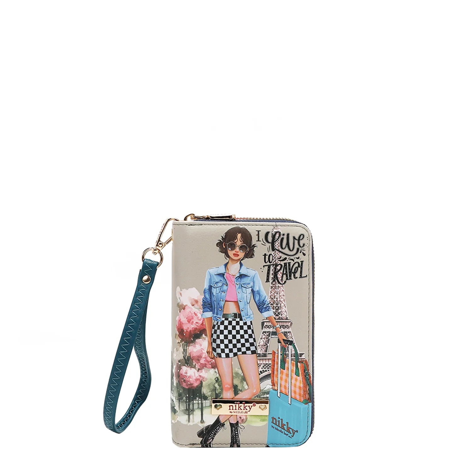 Medium Double Zipper Wallet