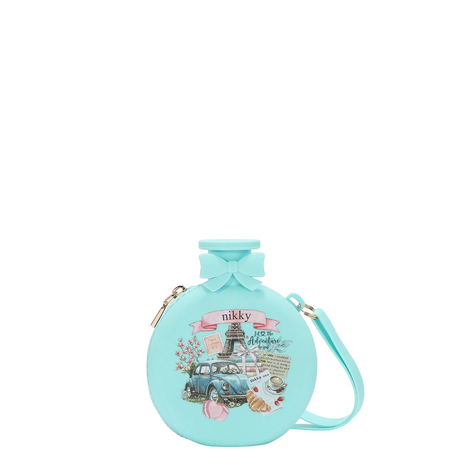 Round Mini Wristlet Coin Purse