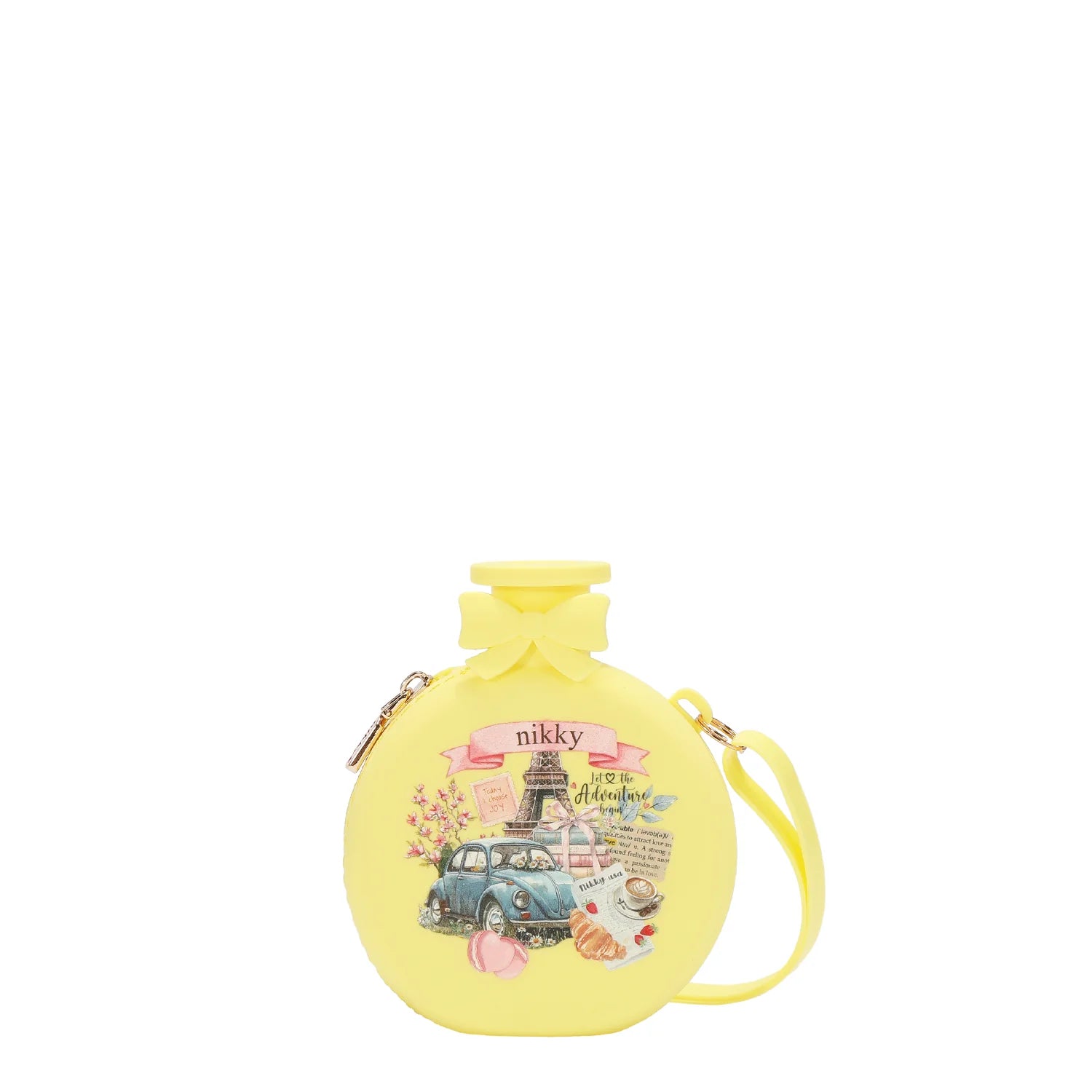 Round Mini Wristlet Coin Purse