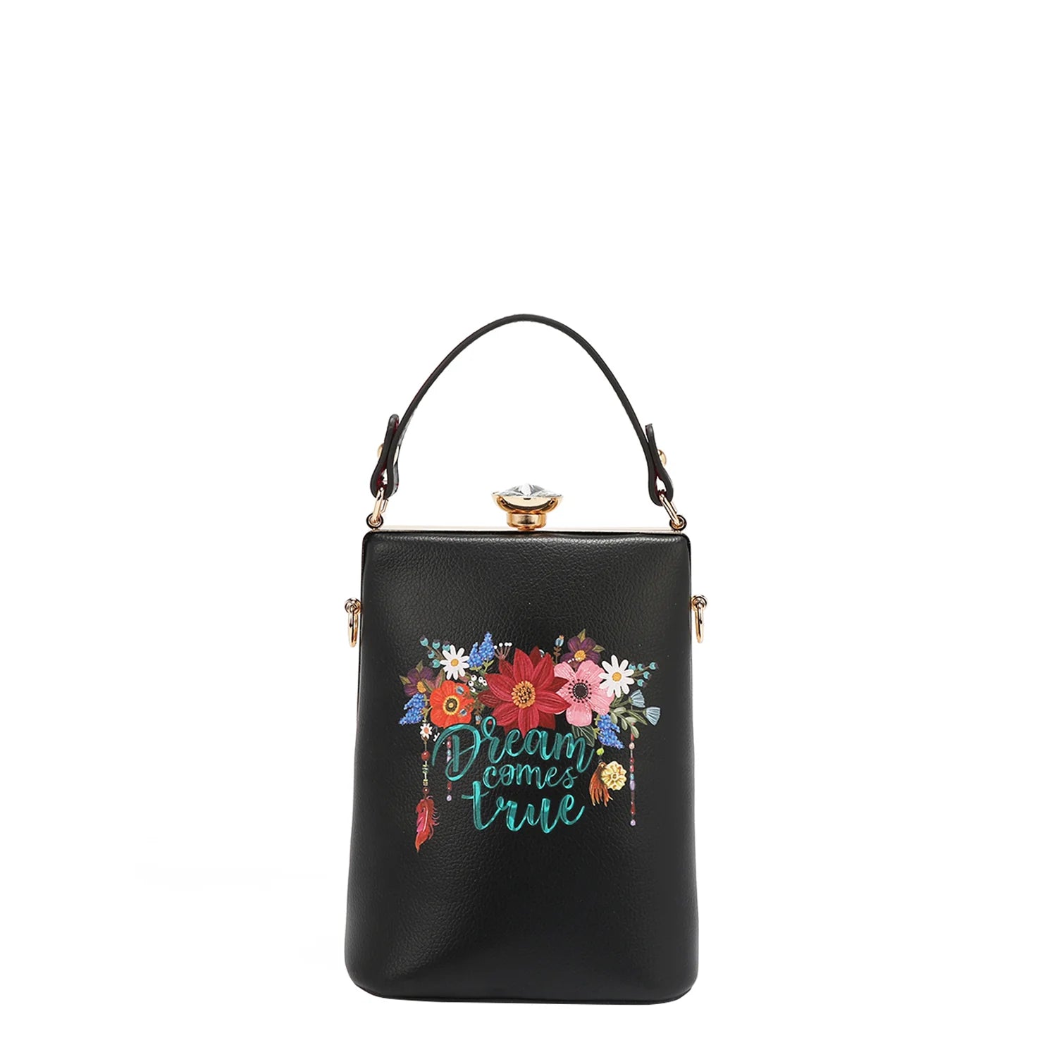 Diamond Stone Clutch